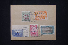 CILICIE - 5 Valeurs Surchargés Sur Fragment Avec Oblitération De Adana En 1919 - L 112846 - Cartas