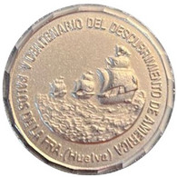 ESPAÑA. MEDALLA V CENTENARIO DESCUBRIMIENTO DE AMÉRICA. 1.992. ESPAGNE. SPAIN MEDAL - Professionnels/De Société