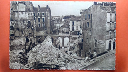 CPA (44) Nantes Après Les Bombardements. La Rue De L'Arche Sèche  (U.1037) - Nantes