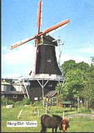 Nederland Holland Pays Bas Norg Met De Molen Paarden En Boerenkar - Norg