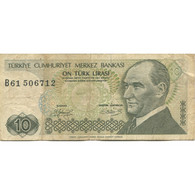 Billet, Turquie, 10 Lira, 1979, KM:192, TTB - Turkey