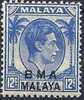 1945 MALACCA Administration Militaire Britannique 8* Gomme Altérée - Malacca