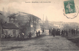 38 - ISÈRE - ROYBON - 10333 - Incendie Le 26 Octobre 1911 - Roybon