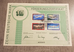 GERMANY NATIONAL OLYMPIC AVIATION YEAR 1980 - 1e Jour – FDC (feuillets)