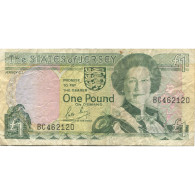 Billet, Jersey, 1 Pound, 1989, Undated (1989), KM:15a, B+ - Jersey