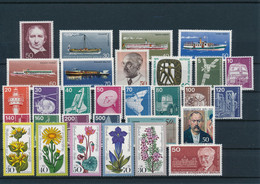 GERMANY Berlin West Jahrgang 1975 Stamps Year Set ** MNH Postfrisch - Complete Komplett Michel 482-515 - Unused Stamps