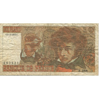 France, 10 Francs, Berlioz, 1976, 1976-03-04, B+, Fayette:63.18, KM:150c - 10 F 1972-1978 ''Berlioz''