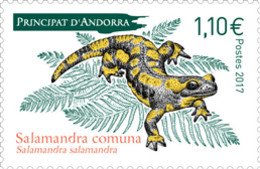 #246 ANDORRE FRANÇAISE 2017 La Salamandre Neuf - Unused Stamps