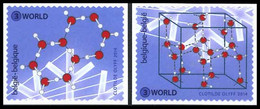 België 4423/24 - Kristallen Doorgelicht - Gem. Uitgifte Met Slovenië - Cristallographie - Kristallografie - Unused Stamps
