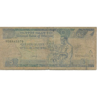 Billet, Éthiopie, 5 Birr, KM:47b, AB - Ethiopia