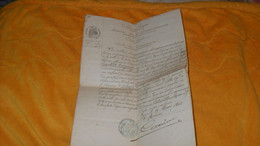 DOCUMENT OU LETTRE MANUSCRITE ANCIENNE DE 1862.../ ETAT CIVIL ACTE DE NAISSANCE / VILLE DE LYON MAIRIE DU 4e ARRONDISSEM - Manuscripts