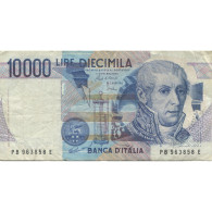 Billet, Italie, 10,000 Lire, 1984, 1984-09-03, KM:112a, TTB - 10.000 Lire