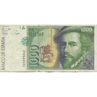 Billet, Espagne, 1000 Pesetas, 1992, KM:163, TTB - [ 4] 1975-…: Juan Carlos I.