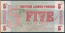 °°° UK - BRITISH ARMED FORCE - 5 NEW PENCE °°° - British Armed Forces & Special Vouchers