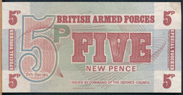 °°° UK - BRITISH ARMED FORCE - 5 NEW PENCE °°° - Fuerzas Armadas Británicas & Recibos Especiales