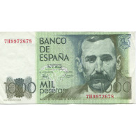 Billet, Espagne, 1000 Pesetas, 1979, 1979-10-23, KM:158, SUP - [ 4] 1975-… : Juan Carlos I