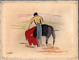 NIEL - Huile Sur Toile Ancienne - Tauromachie - Corrida - Traditions - Huiles