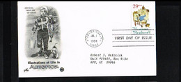 1994 - USA FDC Mi. 2472 - Famous People - Painters - Norman Rockwell [P04_806] - 1991-2000