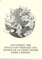 CROIX ROUGE 1985 Message Dans L'espace > VENTE DIRECTE X - Croix-Rouge