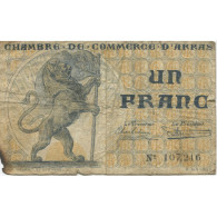 France, Arras, 1 Franc, B, Pirot:13-5 - Chambre De Commerce