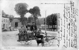 MAILLY-la-VILLE (Yonne) - La Place. Un Automobile. Edition Toulot, N°96. Dos Simple. Circulée En 1904. Bon état. - Andere Gemeenten