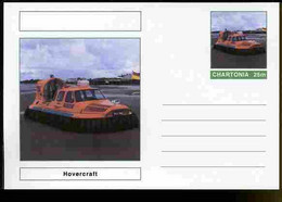 Chartonia (Fantasy) Ships - Hovercraft Postal Stationery Card Unused And Fine - Hovercrafts