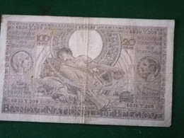 Billet De 100 Frs -  20 Belgas -- 18.03.1939  - - 100 Francos & 100 Francos-20 Belgas