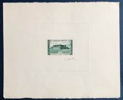 France épreuve D'artiste Du N°913 En Vert 30 FR Chateau Du Clos De Vougeot Signé Du Graveur GANDON - Artist Proofs