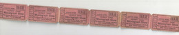 7 Tickets D'Entrée / MOVIEGRAPH SHOW: Theatre/ Admit One /The Keystone Moviegraph Is The Best/Vers 1930-50   TCK237 - Toegangskaarten
