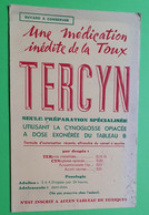 Buvard 1037 - Laboratoire - TERCYN 2 - Etat D'usage : Voir Photos - 13.5x21 Cm Fermé Environ - Années 1950 - Produits Pharmaceutiques