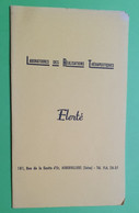 Buvard 1041 - Laboratoire - ELERTE 2 Jaune - Etat D'usage : Voir Photos - 12.5x21 Cm Fermé Environ - Années 1950 - Produits Pharmaceutiques