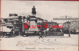 Egypte Egypt Ägypten Egipto Egitto Alexandria Place Mohamed Aly Mohammed Ali CPA Postcard - Alexandria