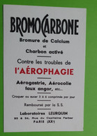 Buvard 1058 - Laboratoire Leurquin - BROMOCARBONE -Etat D'usage:voir Photos - 8x12 Cm Environ - Années 1950 - Produits Pharmaceutiques