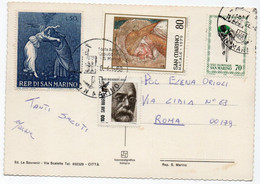 FRANCOBOLLI - SAN MARINO  - STORIA POSTALE - Covers & Documents