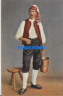 177196 SWITZERLAND GUGGISBERGER SENN COSTUMES MAN POSTAL POSTCARD - Guggisberg