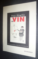 Carton D'invitation (2 Volets) Les Traits Du Vin - Issy Les Moulineaux - Illustration : Piem - Piem