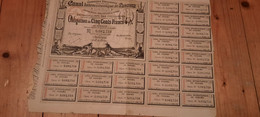 1 ACTION  -  BOND  - Canal Interoceanique De PANAMA - Obligation De 500 Francs 1884 - Andere