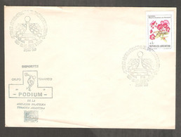 Argentina 1989 Buenos Aires - Chess Cancel On Chess Club Envelope - Echecs