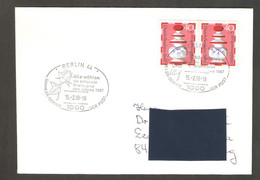 Germany - Traveled Envelope, Chess Stamps - Echecs
