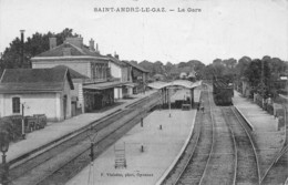 38 - ISÈRE - SAINT-ANDRÉ-LE-GAZ -10395 - La Gare - Saint-André-le-Gaz