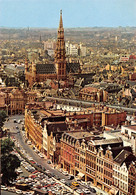 CPM - BRUSSELS - Panorama Avec Hôtel De Ville - Panoramische Zichten, Meerdere Zichten