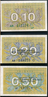 °°° LITHUANIA - 0.1/0.2/0.5 TALONAS   1991 UNC °°° - Lituanie