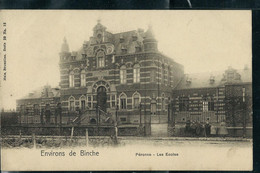 Environs De Binche : Péronne - Les Ecoles -- Obl. BINCHE  1909 - Binche