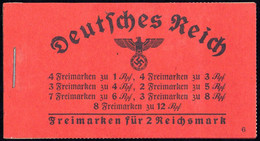 1937, Deutsches Reich, MH 37.2, (*) - Postzegelboekjes