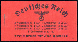 1937, Deutsches Reich, MH 37.2, (*) - Cuadernillos