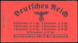 1937, Deutsches Reich, MH 37.2, (*) - Cuadernillos