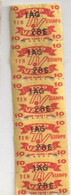 5 Timbres De Fidélité / " TOP VALUE" /Ten TV Stamps/ USA / Vers 1950-1960            TCK234 - Tickets - Vouchers