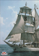 Schonerbrigg Greif, Postcard Posted Hanse Sail 2003 - Posted Deutsche Schiffpost Schonerbrigg Greif 2003 (TS5-12) - Ships