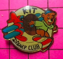 815B Pin's Pins / Beau Et Rare / THEME : DISNEY / AVION HYDRAVION KIT DISNEY CLUB - Disney