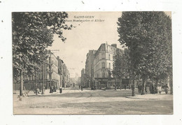 Cp,  93 , SAINT OUEN , Rues MONTMARTRE Et KLEBER , écrite 1916 - Saint Ouen